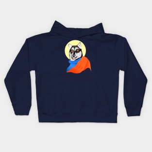 Spirit Animal Husky Dog Guru Kids Hoodie